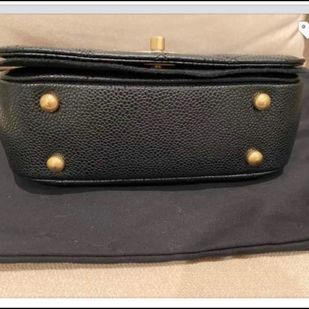 Authentic Chanel flap bag with handle, NWT - Picture 10 of 15